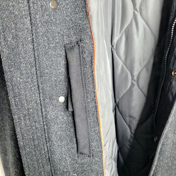 Banana Republic Wool Quilted Lined Bomber Jacket Size XL - Picture 9 of 15